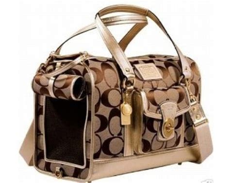 coach pet carrier purse.